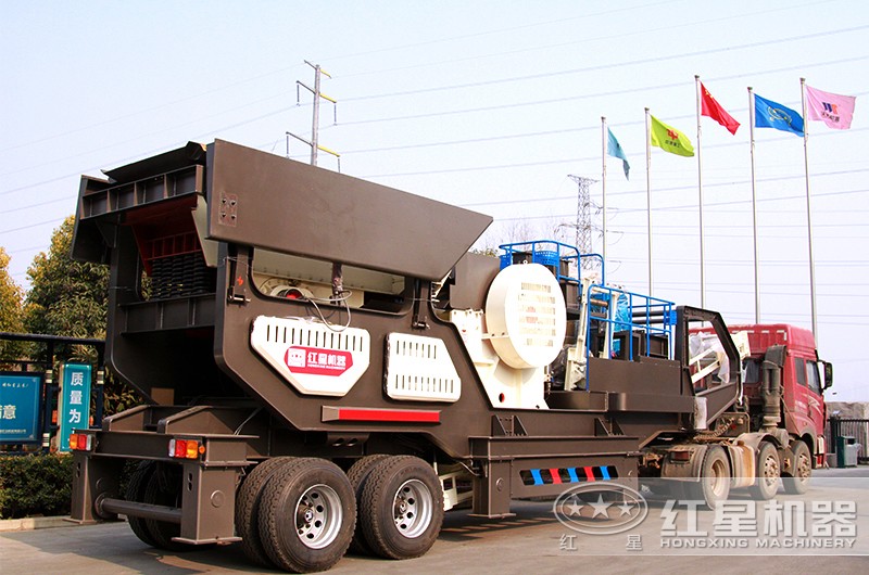 時產200噸小型移動破碎車，配顎破機，發往湖北市場